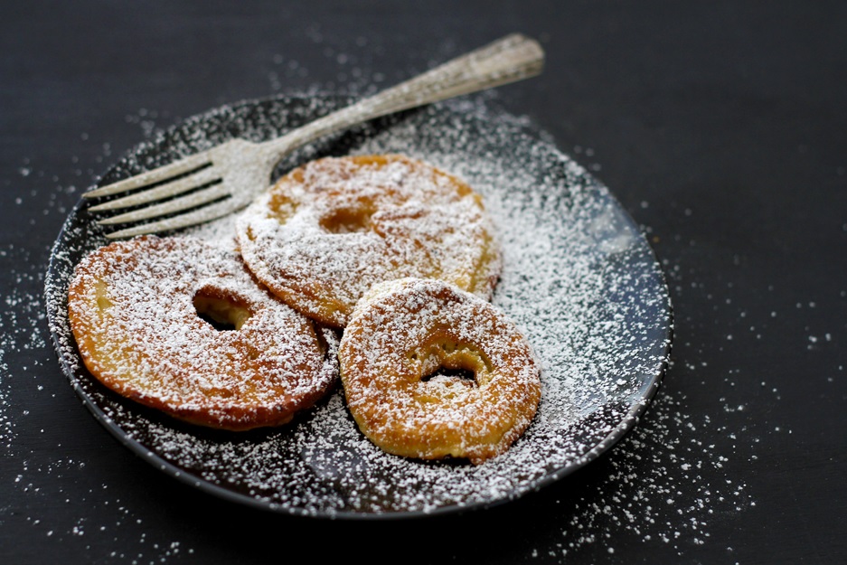 Apple Rings low fat - Apple fritters low fat