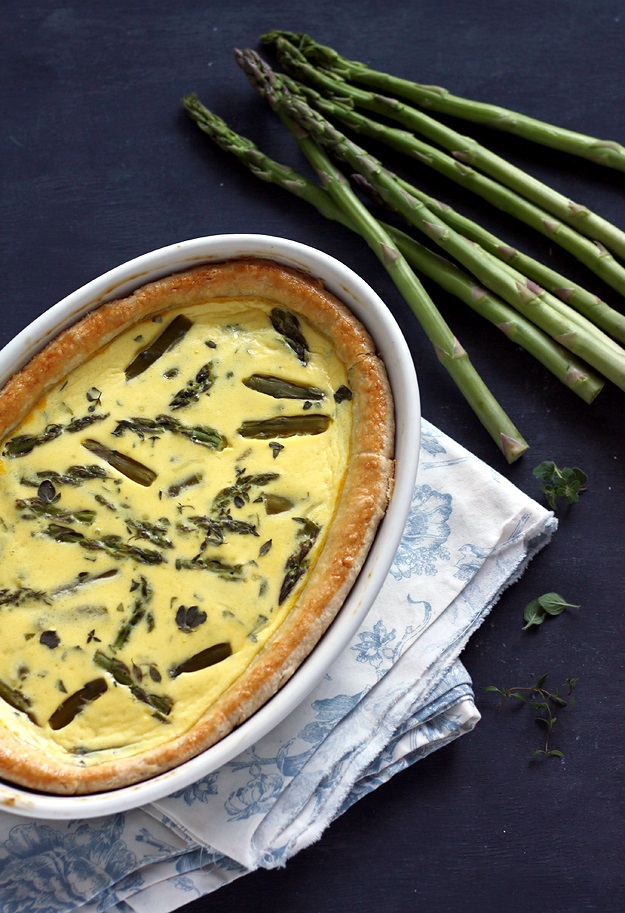 Asparagus Quiche » Little Vienna