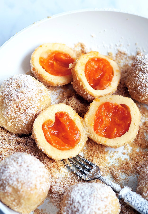 classic apricot dumplings