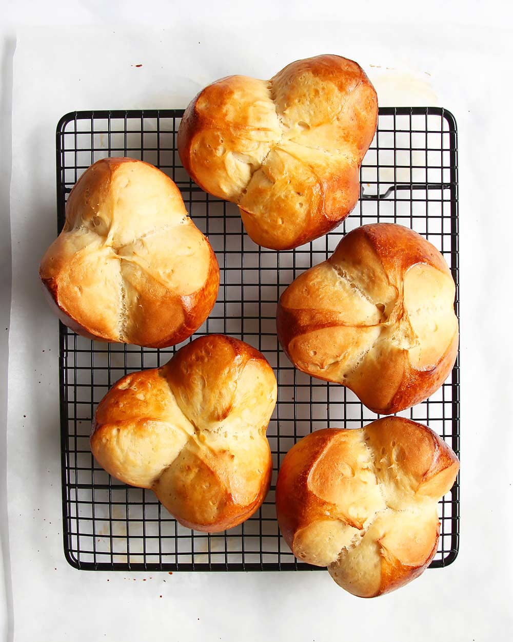Austrian Easter brioche buns