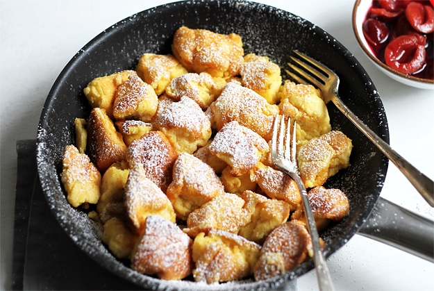 Austrian Kaiserschmarrn emperors mess shredded pancakes recipe