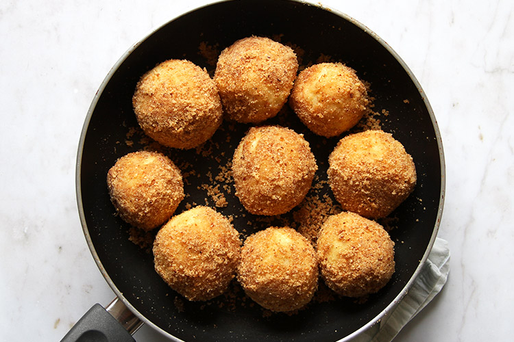 Austrian plum dumplings