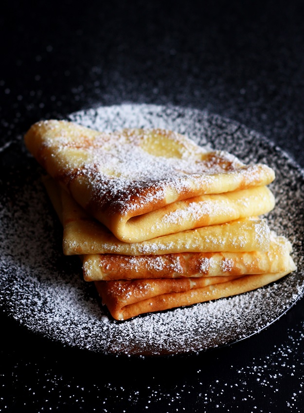 Austrian style crepes Palatschinken recipe