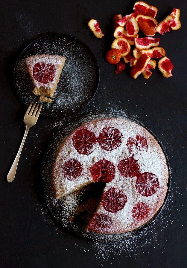 Blood Orange Almond Cake - Recipe