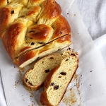 Sweet Braided Yeast Bread (Rosinenzopf)
