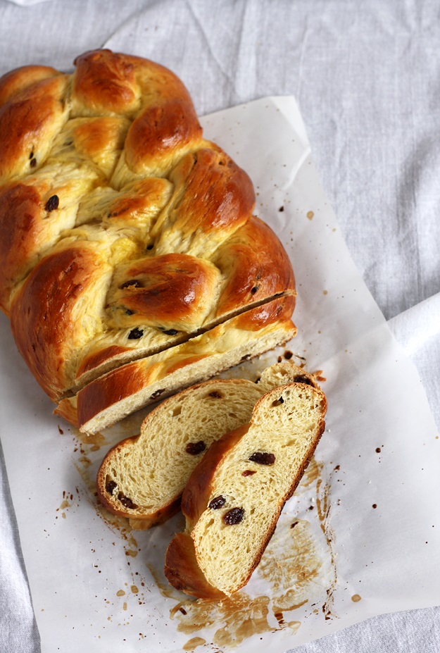 Braided yeast bread