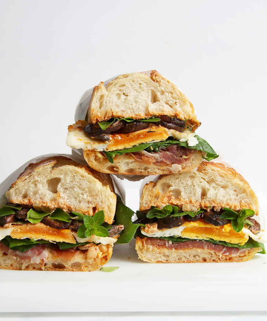 Breakfast sandwiches