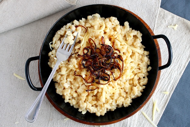 Cheese spaetzle Austrian recipe