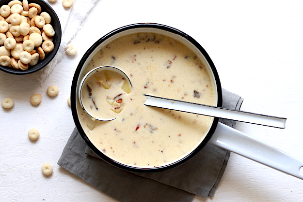 Clam Chowder with Mushrooms recipe