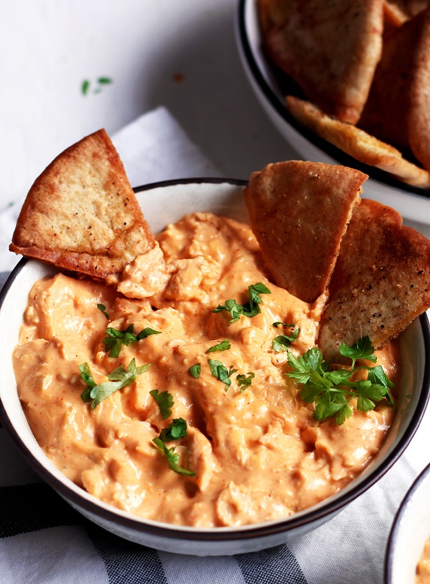 Dangle Løft dig op kaptajn Super Creamy Buffalo Chicken Dip » Little Vienna