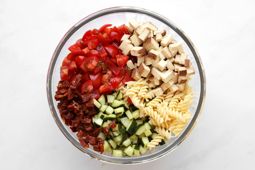 Pasta salad without mayonnaise