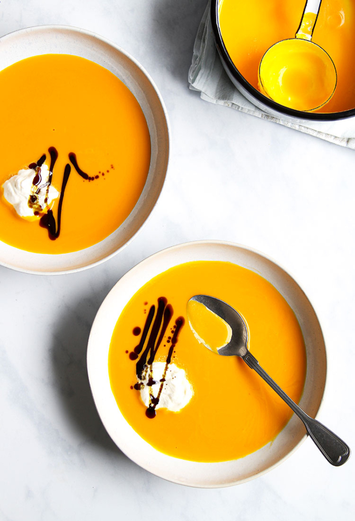 Creamy pumpkin soup recipe