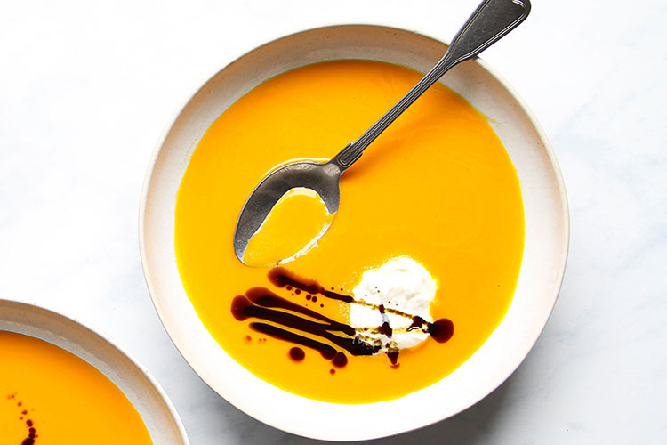 Creamy pumpkin soup recipe Austria