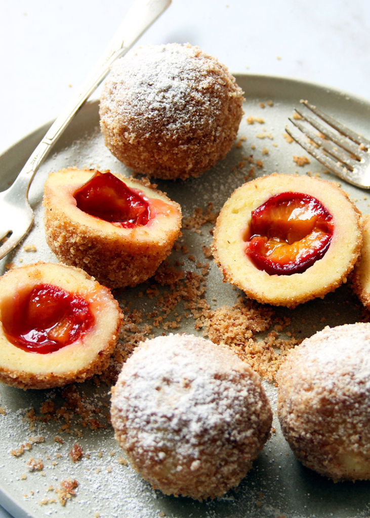 Delicious plum dumplings reicpe