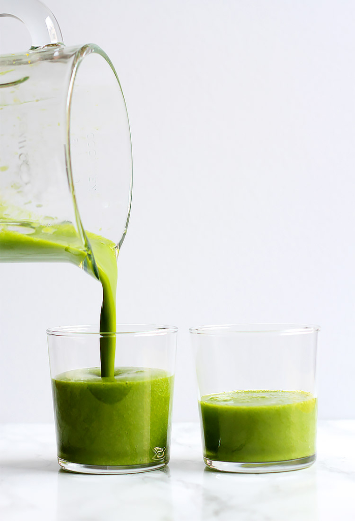 Easy creamy green smoothie recipe
