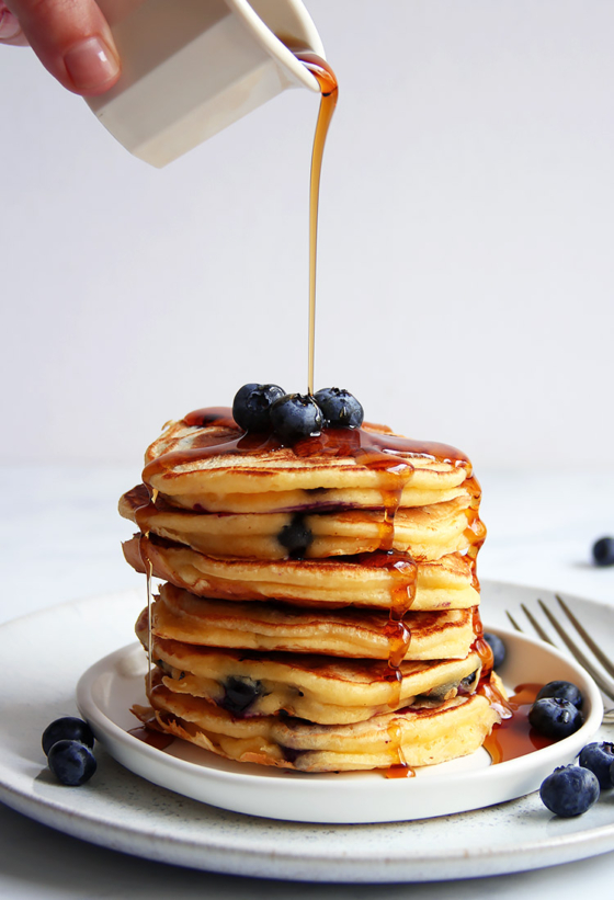 Thick and Fluffy Blueberry Pancakes » Little Vienna
