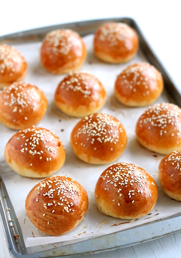 Fluffy Brioche Slider Buns Recipe