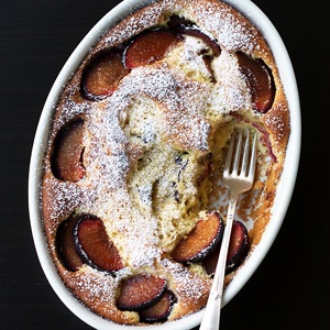 French Plum Clafoutis