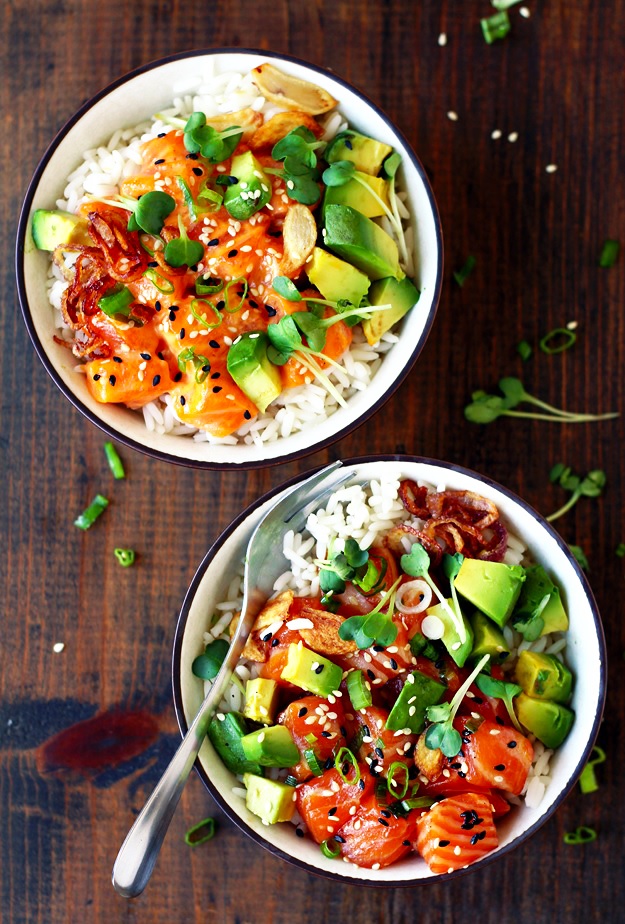 Hawaiian Poke Bowls Recipe