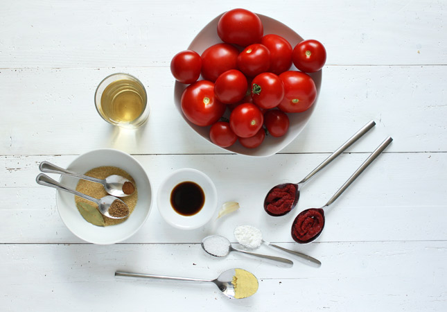 Ingredients for Homemade Ketchup