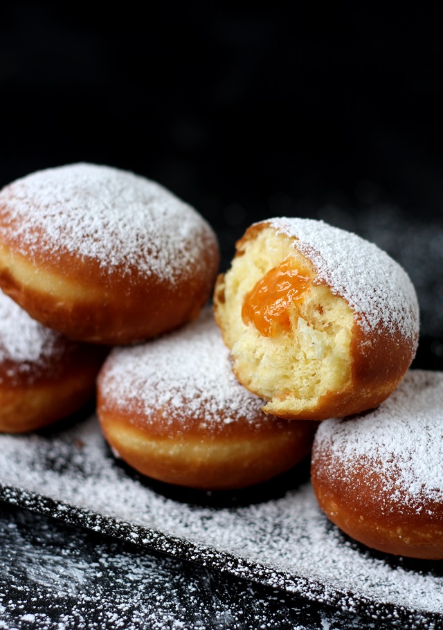 Krapfen - Austrian Jam Filled Donuts » Little Vienna