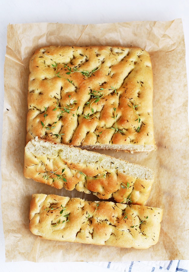 Focaccia Bread Recipe (VIDEO) 