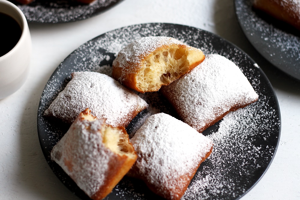 New Orleans Beignets dusted with sugar recipe