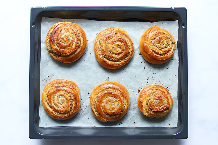 Nut Buns with Sugar Icing Recipe Austria