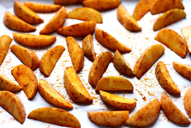 Perfect crispy potato wedges recipe