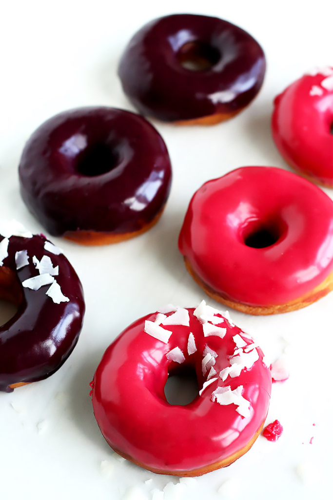 Pink glazed doughnuts recipe