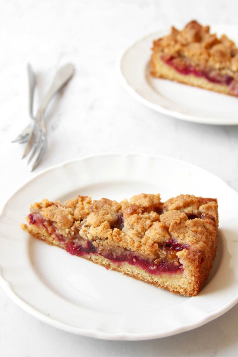 Plum Coffee Cake with Streusel Topping » Little Vienna