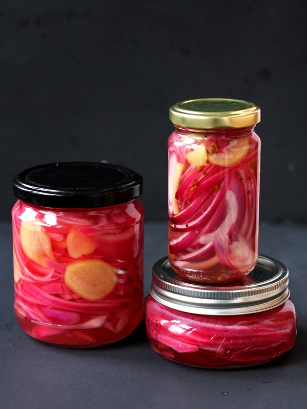 Quick pickled onions recipe