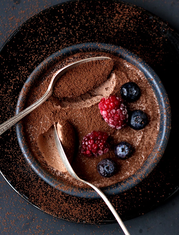 Quick recipe for Chocolate Mousse with two ingredients