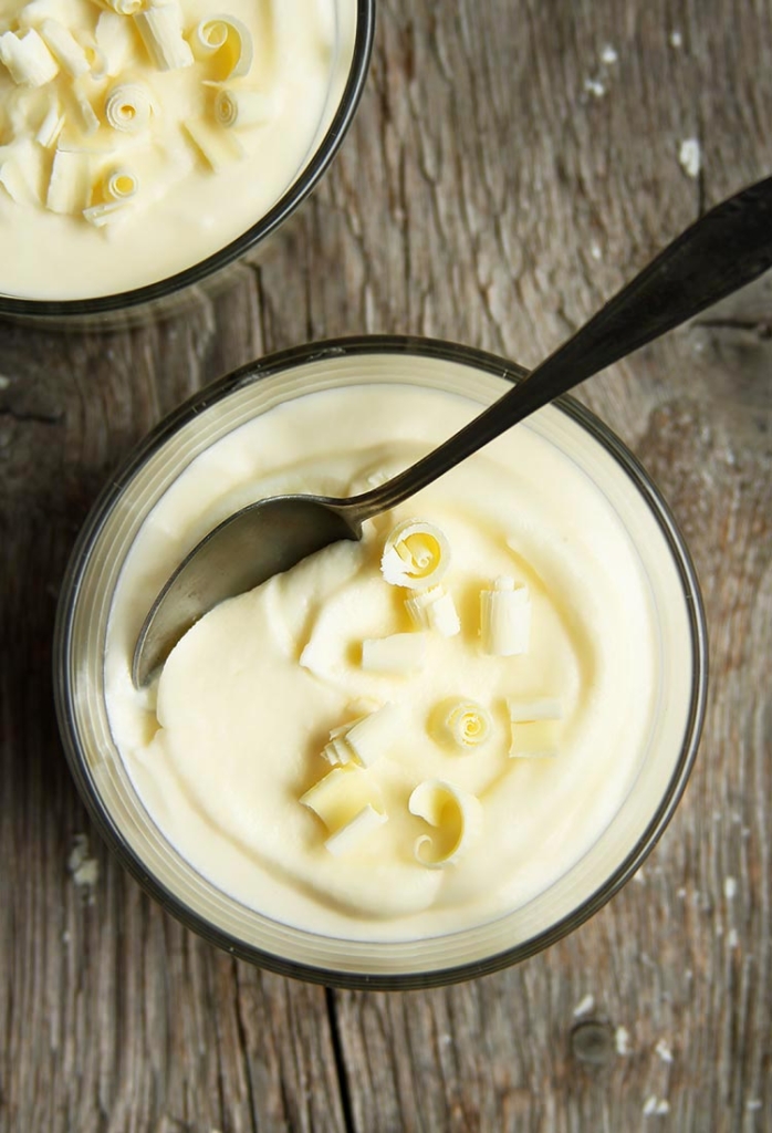 2-Ingredient White Chocolate Mousse without Eggs » Little Vienna