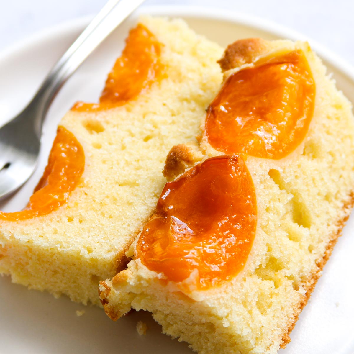 Apricot butter cake recipe | BBC Good Food
