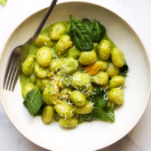 Quick Basil Gnocchi