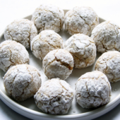 Easy Lemon Amaretti Cookies (no mixer, one bowl)