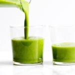 Creamy green smoothie