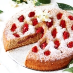 Linzer Torte with Strawberries