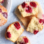 Easy Raspberry Friands (muffin tin, no mixer)
