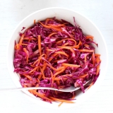 Recipe Red Cabbage Slaw with Carrots