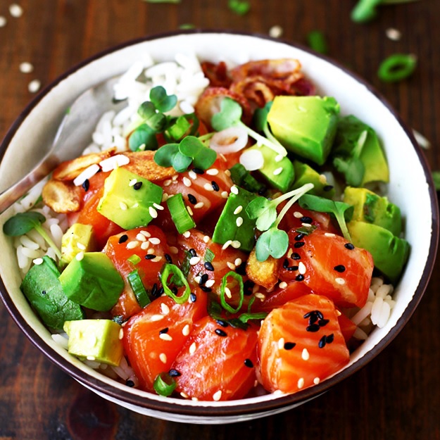 Salmon Poke Bowl » Little Vienna