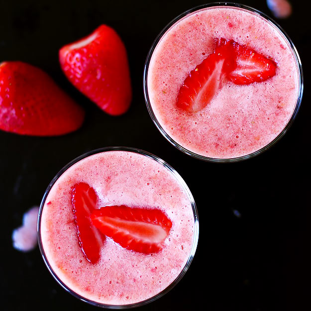 Recipe Strawberry Banana Smoothie healthy