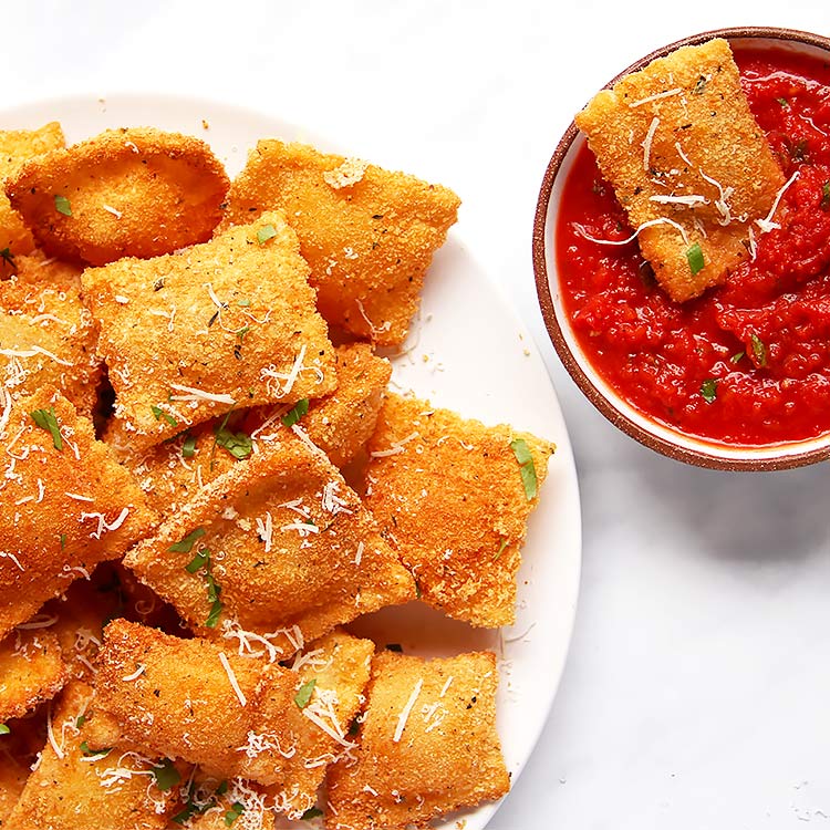  Geröstete Ravioli von Grund auf - gebacken oder gebraten