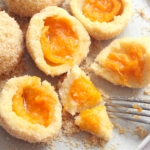 apricot dumplings with potato dough