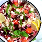 Couscous Salad with Red Beets and Carrots