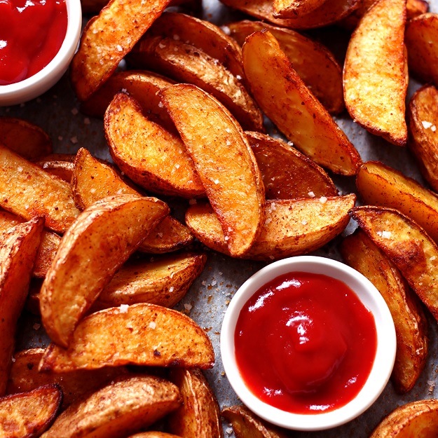 Perfect Crispy Baked Potato Wedges