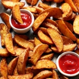 Recipe crispy potato wedges