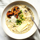 Easy, Super-Creamy Mushroom Risotto