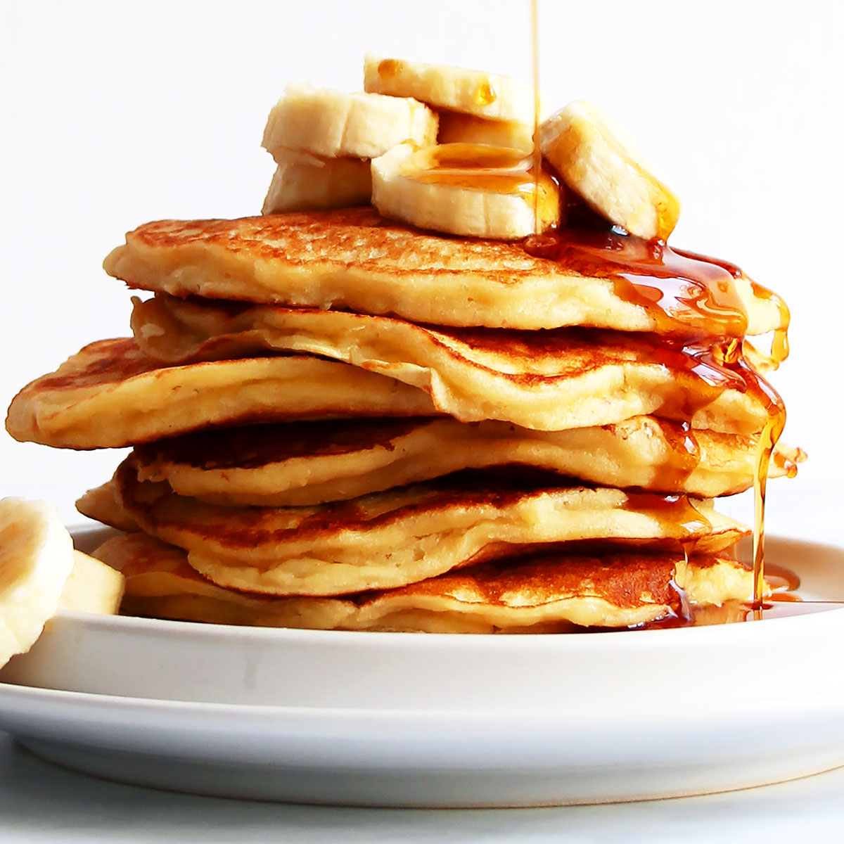 Fluffy Banana Pancakes (sugar-free)